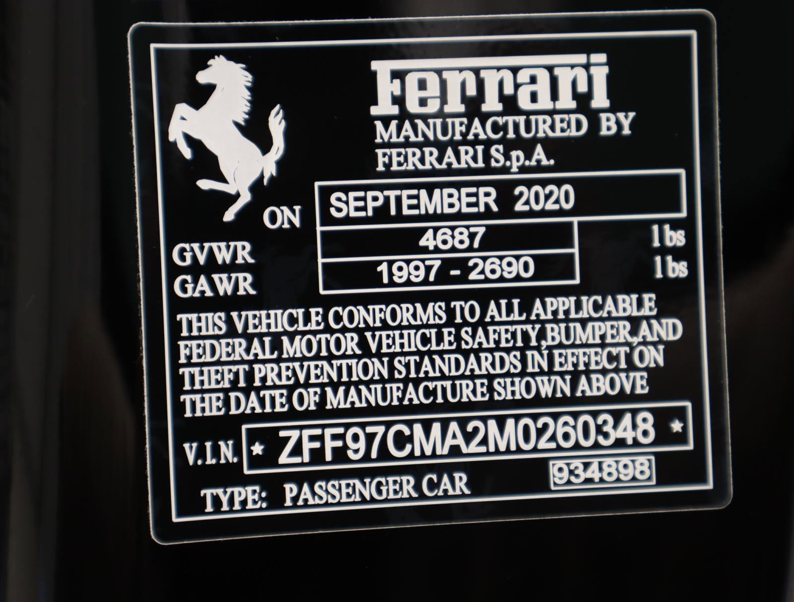 Certified 2021 Ferrari 812 GTS RWD image 42