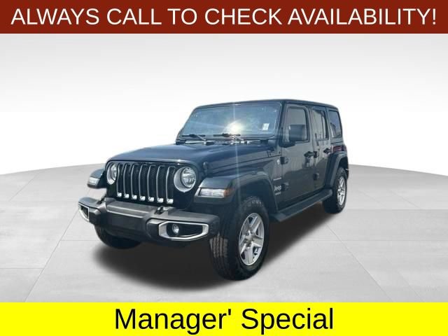 Used 2021 Jeep Wrangler Unlimited Sahara AWD/4WD image 3