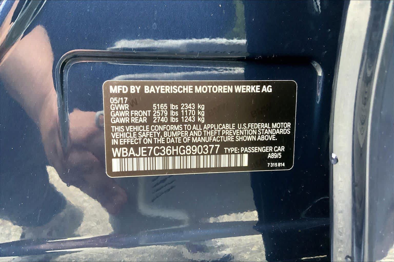 Used 2017 BMW 540i xDrive AWD/4WD image 34