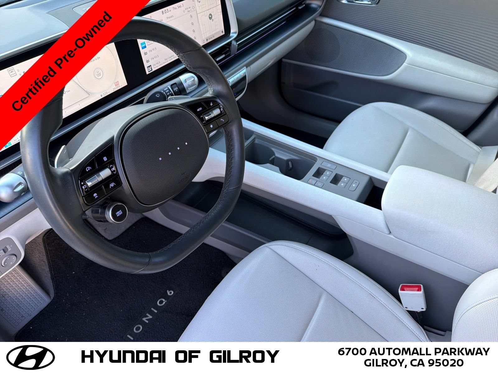 Certified 2023 Hyundai Ioniq 6 SEL w/ Cargo Package RWD image 11