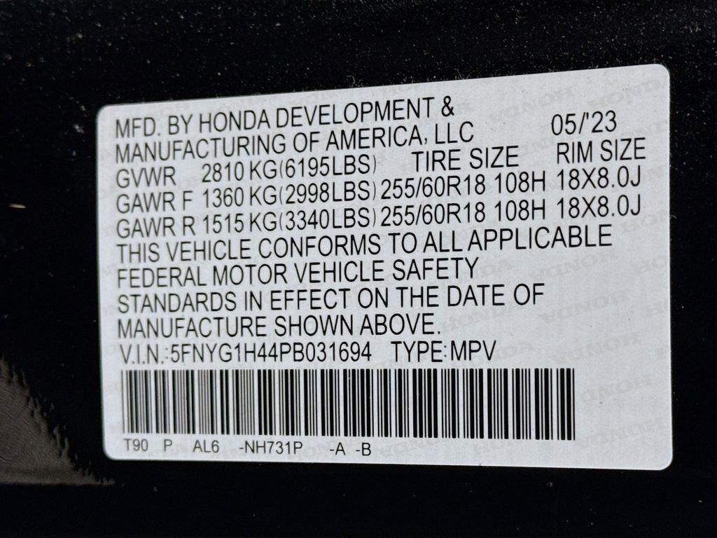 Certified 2023 Honda Pilot EX-L image 31
