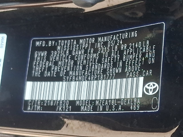 Used 2024 Toyota Corolla LE FWD image 26