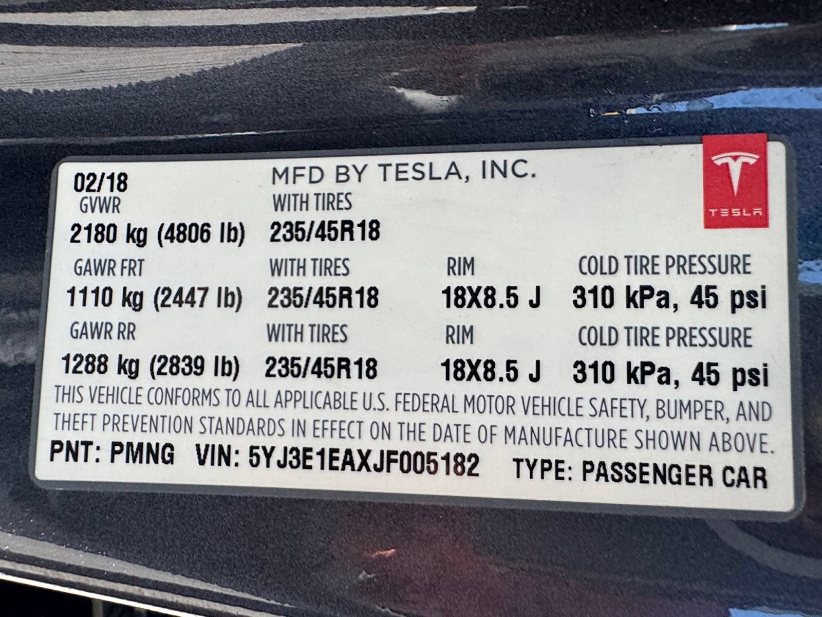 Used 2018 Tesla Model 3 Long Range RWD image 18