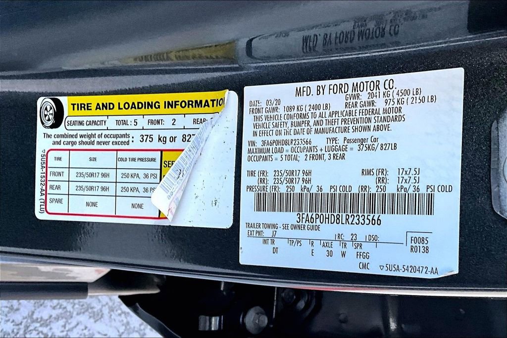 Used 2020 Ford Fusion SE image 17