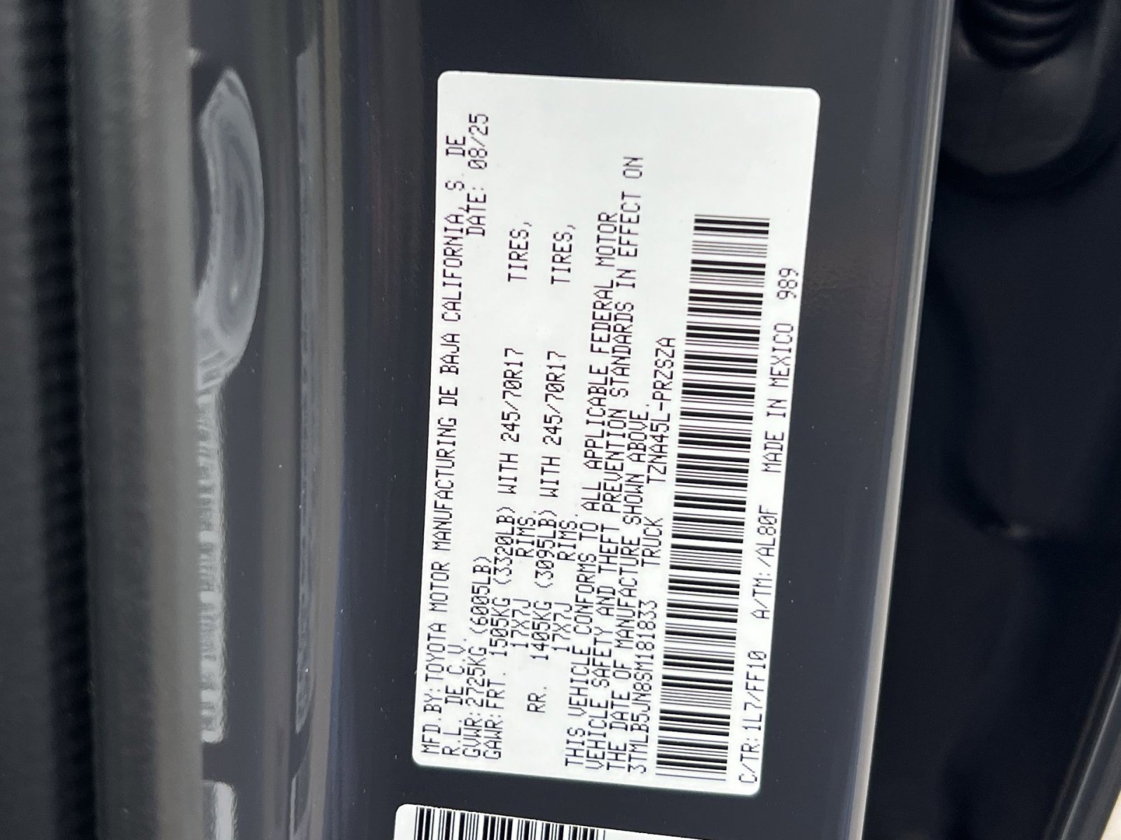 New 2025 Toyota Tacoma SR5 image 21