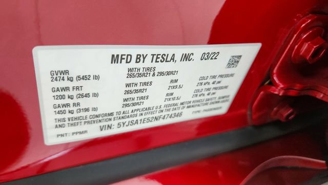 Used 2022 Tesla Model S image 61