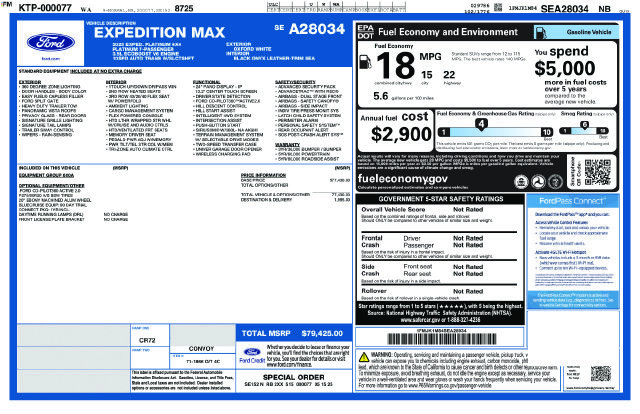 Certified 2025 Ford Expedition Max Platinum AWD/4WD image 31