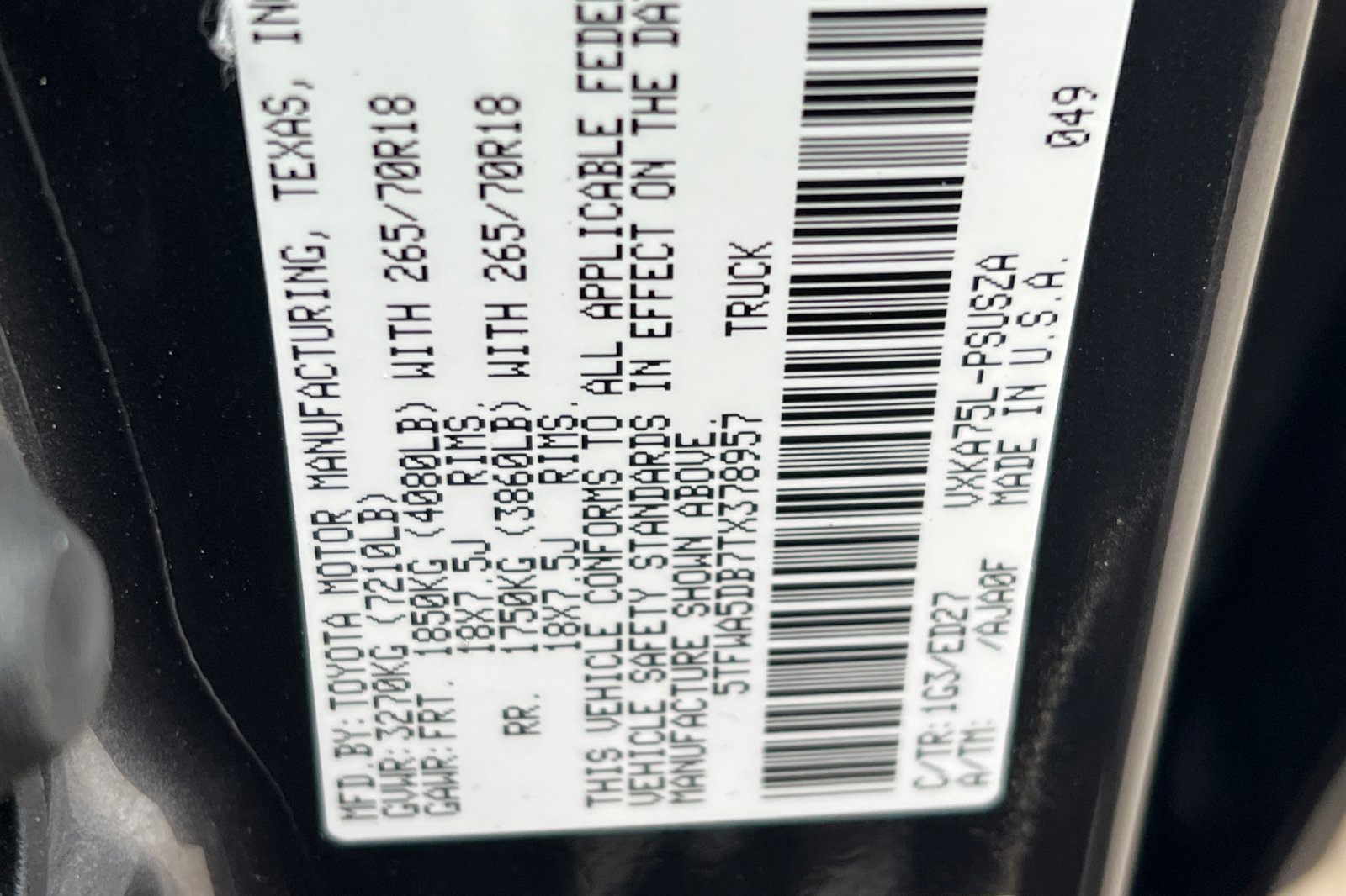 New 2026 Toyota Tundra SR5 image 20