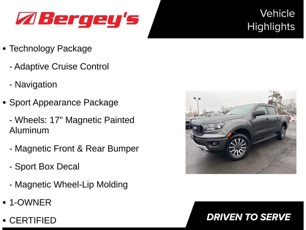Certified 2019 Ford Ranger XLT w/ Equipment Group 302A Luxury image 5