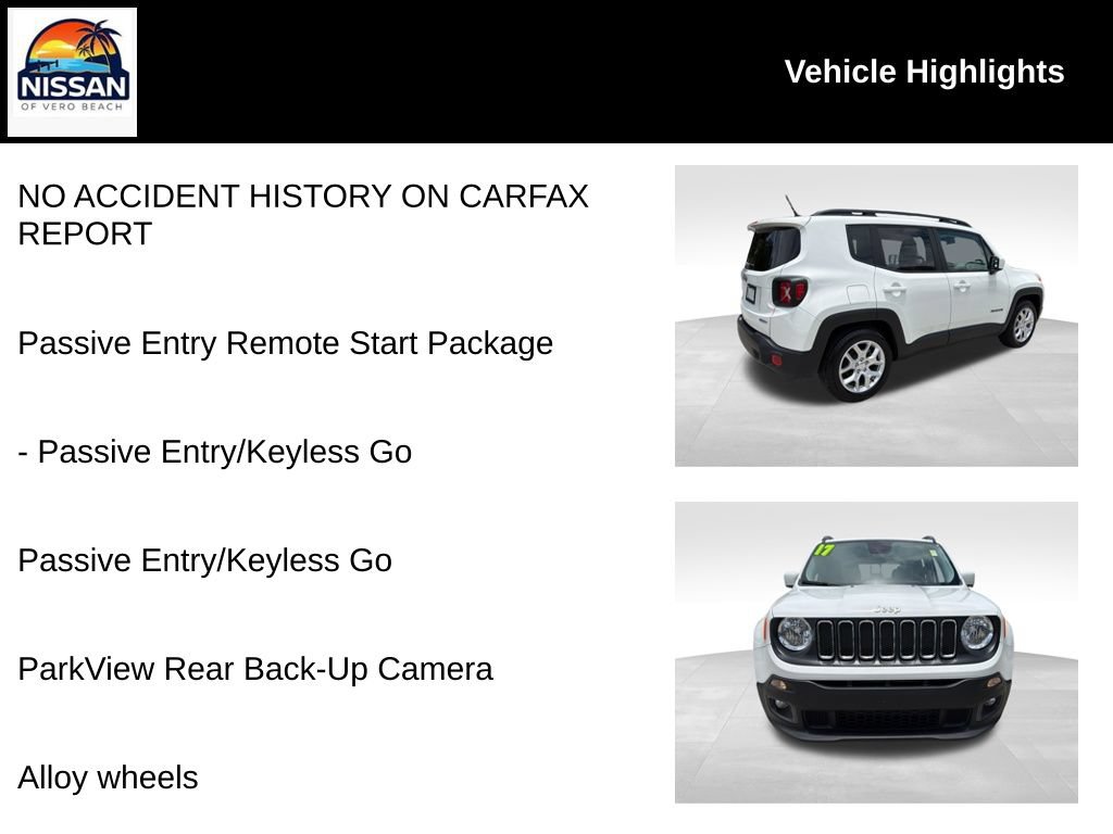 Used 2017 Jeep Renegade Latitude FWD image 18