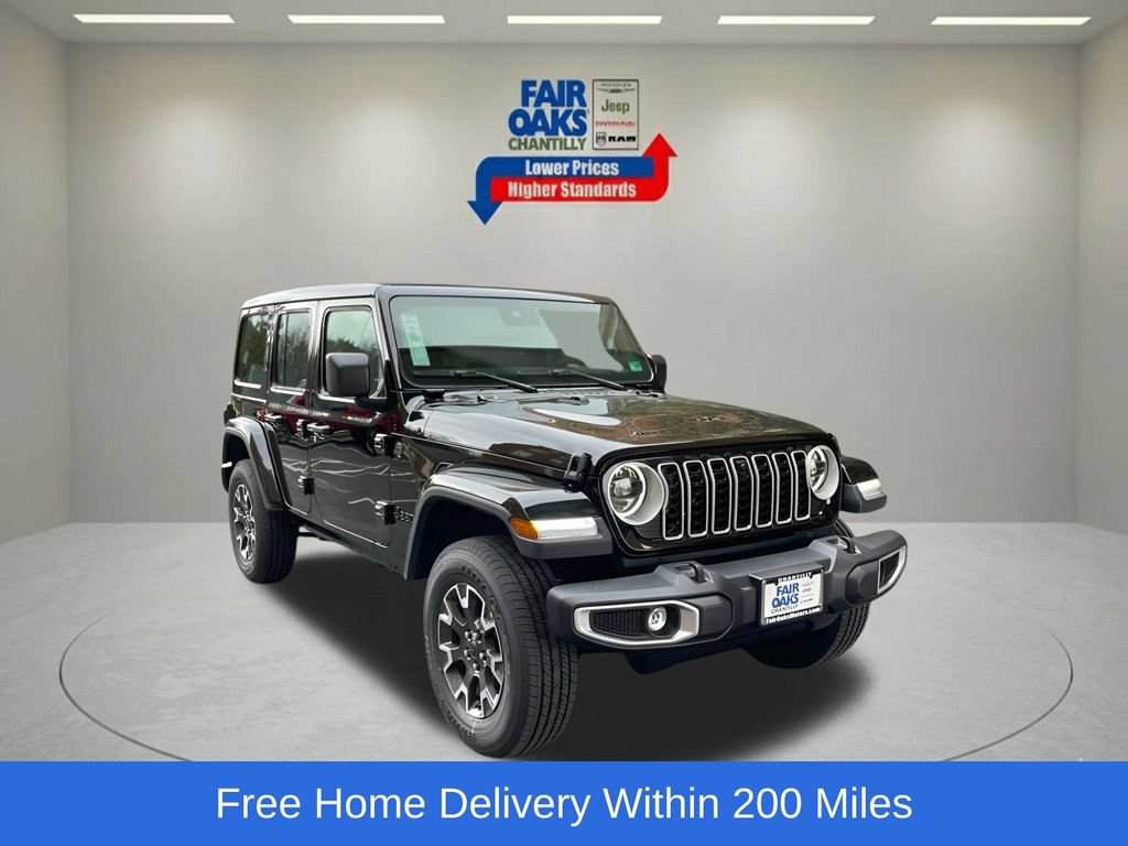 New 2025 Jeep Wrangler Unlimited Sahara w/ Safety Group AWD/4WD image 1