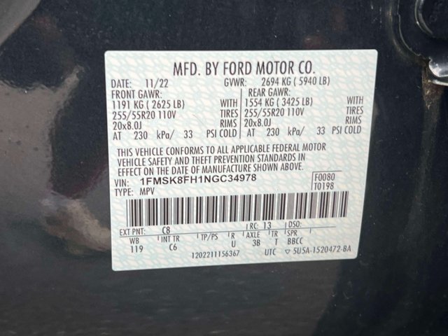 Used 2022 Ford Explorer Limited w/ Limited Technology Package AWD/4WD image 25