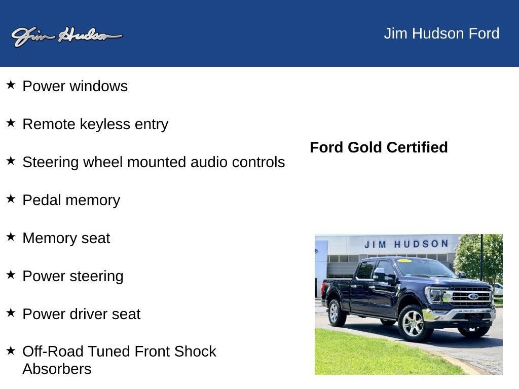 Certified 2022 Ford F150 Lariat w/ Equipment Group 502A High AWD/4WD image 13