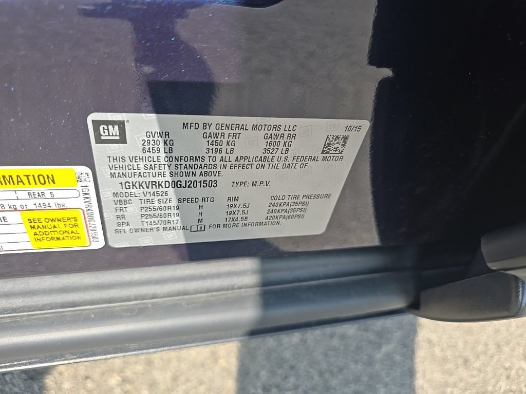 Used 2016 GMC Acadia SLT AWD/4WD image 10