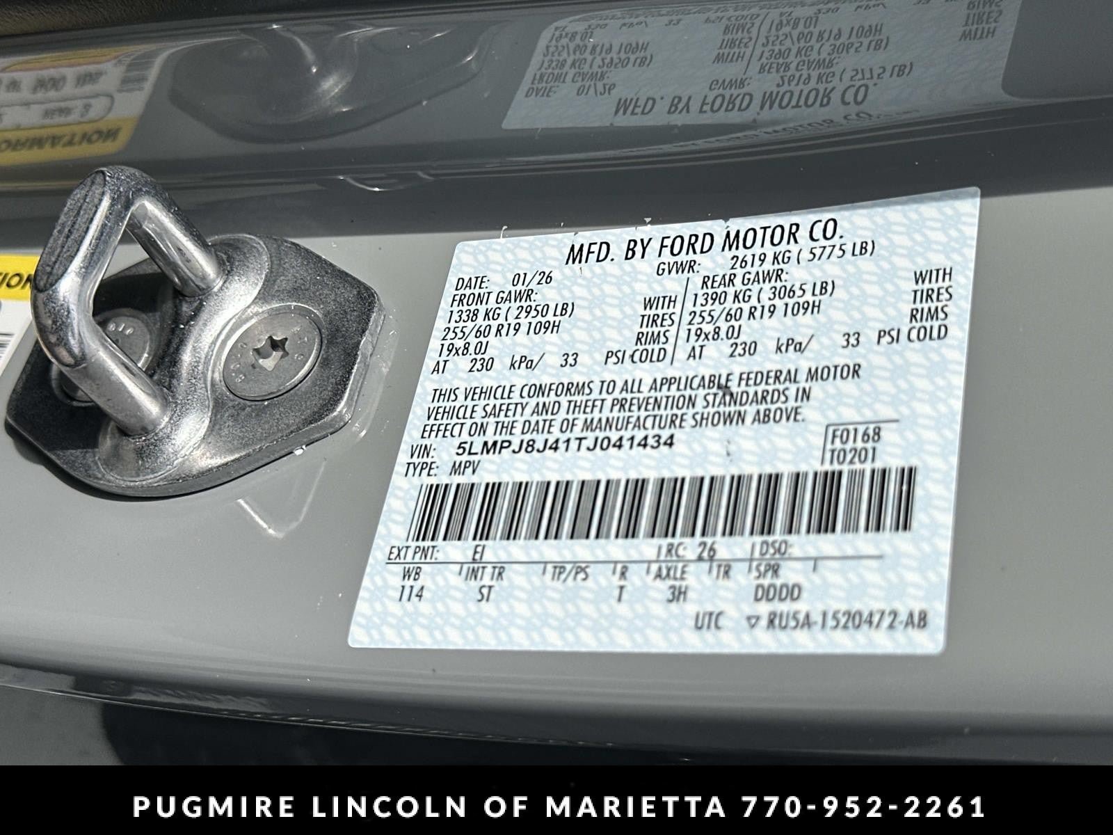 New 2026 Lincoln Nautilus Premier w/ Equipment Group 102A AWD/4WD image 38