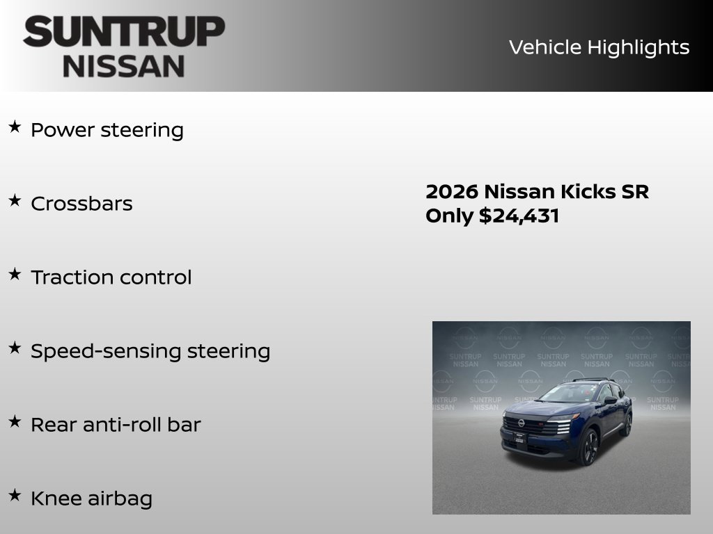 Certified 2026 Nissan Kicks SR FWD image 16
