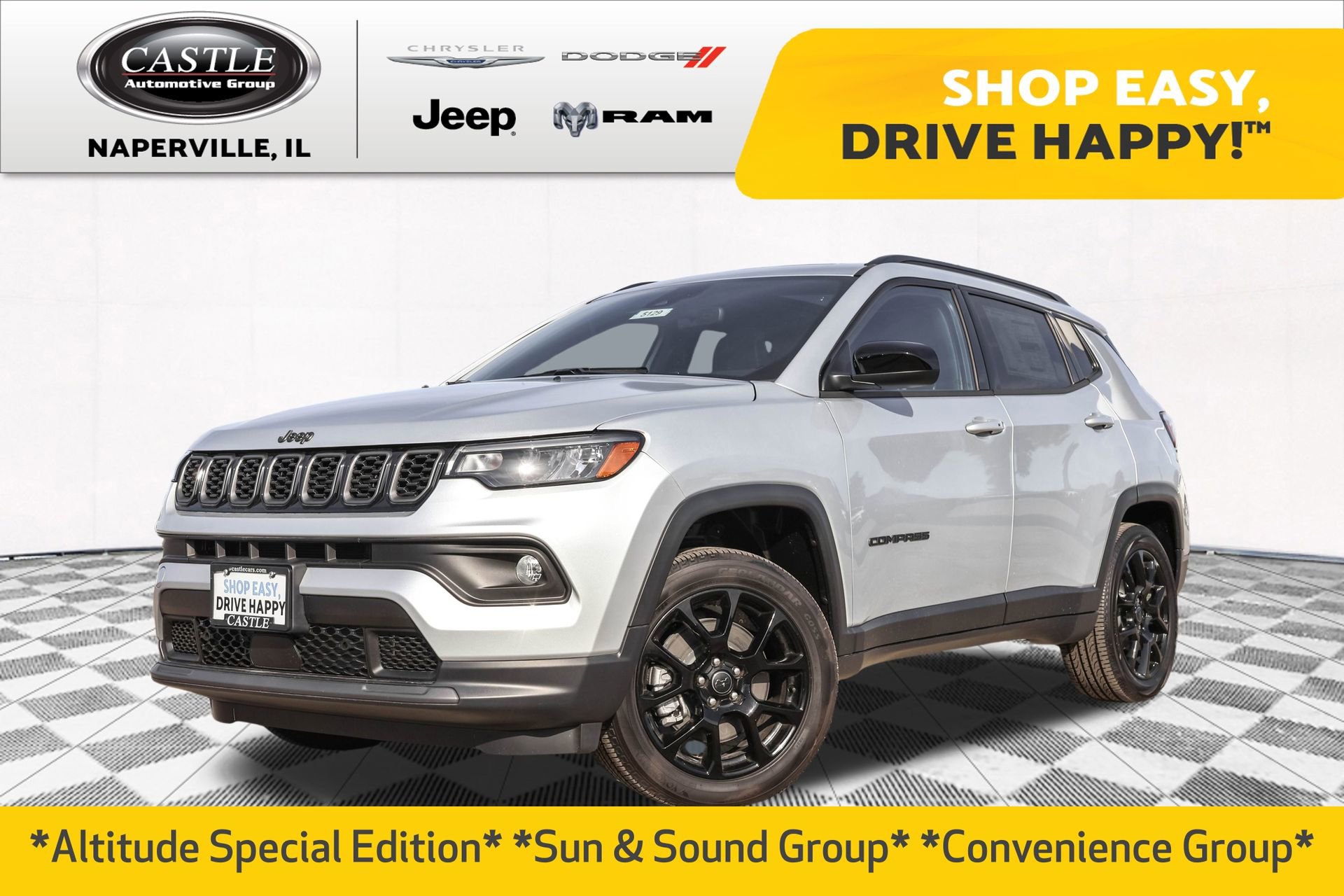 New 2025 Jeep Compass Latitude w/ Sun & Sound Group