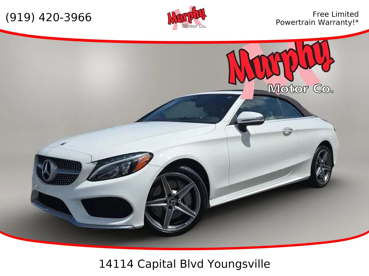 Used 2017 Mercedes-Benz C 300 4MATIC Cabriolet