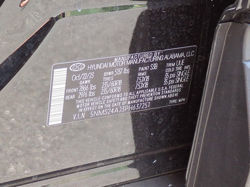 Certified 2023 Hyundai Santa Fe SEL FWD image 24