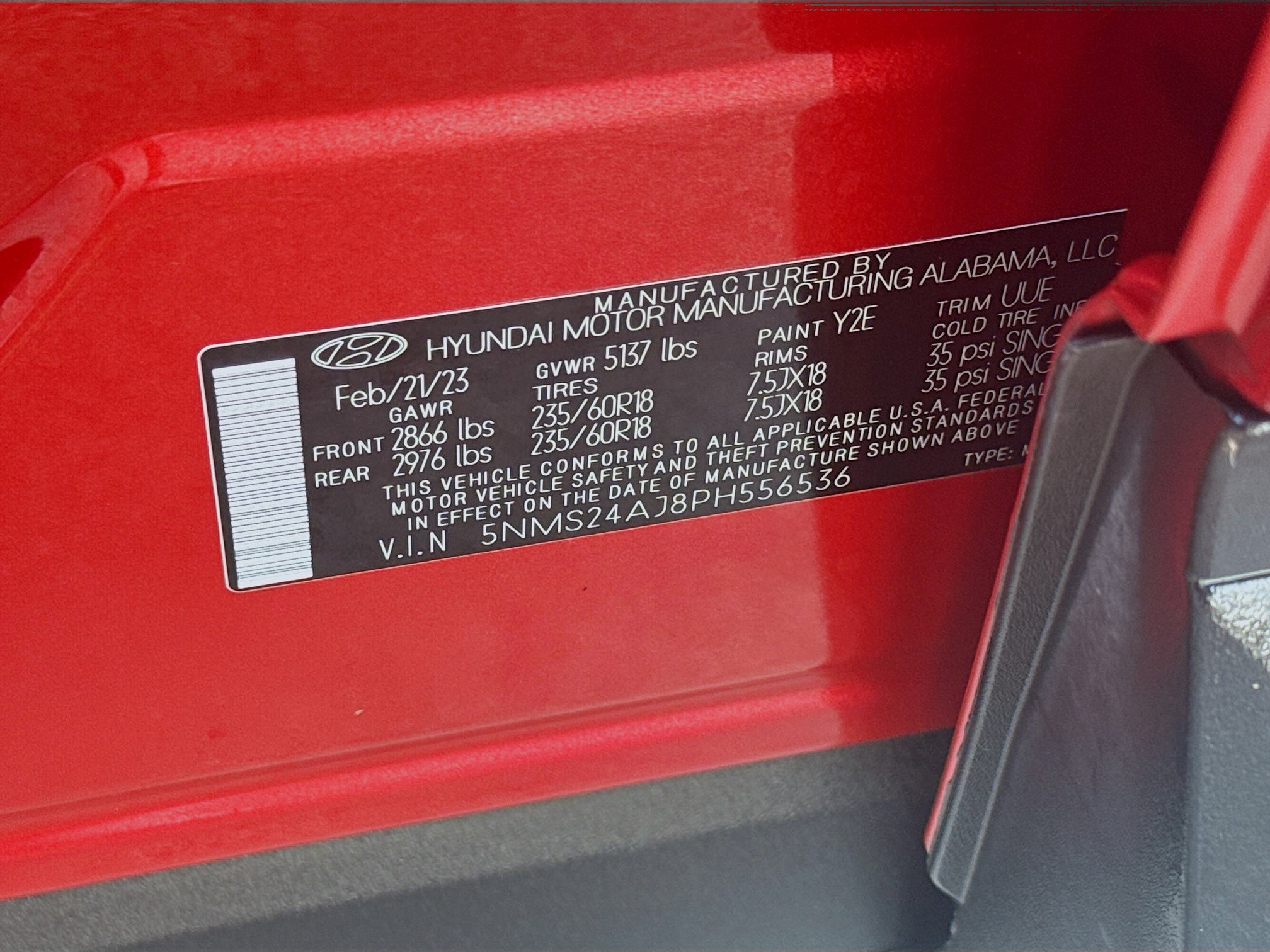 Used 2023 Hyundai Santa Fe SEL FWD image 35