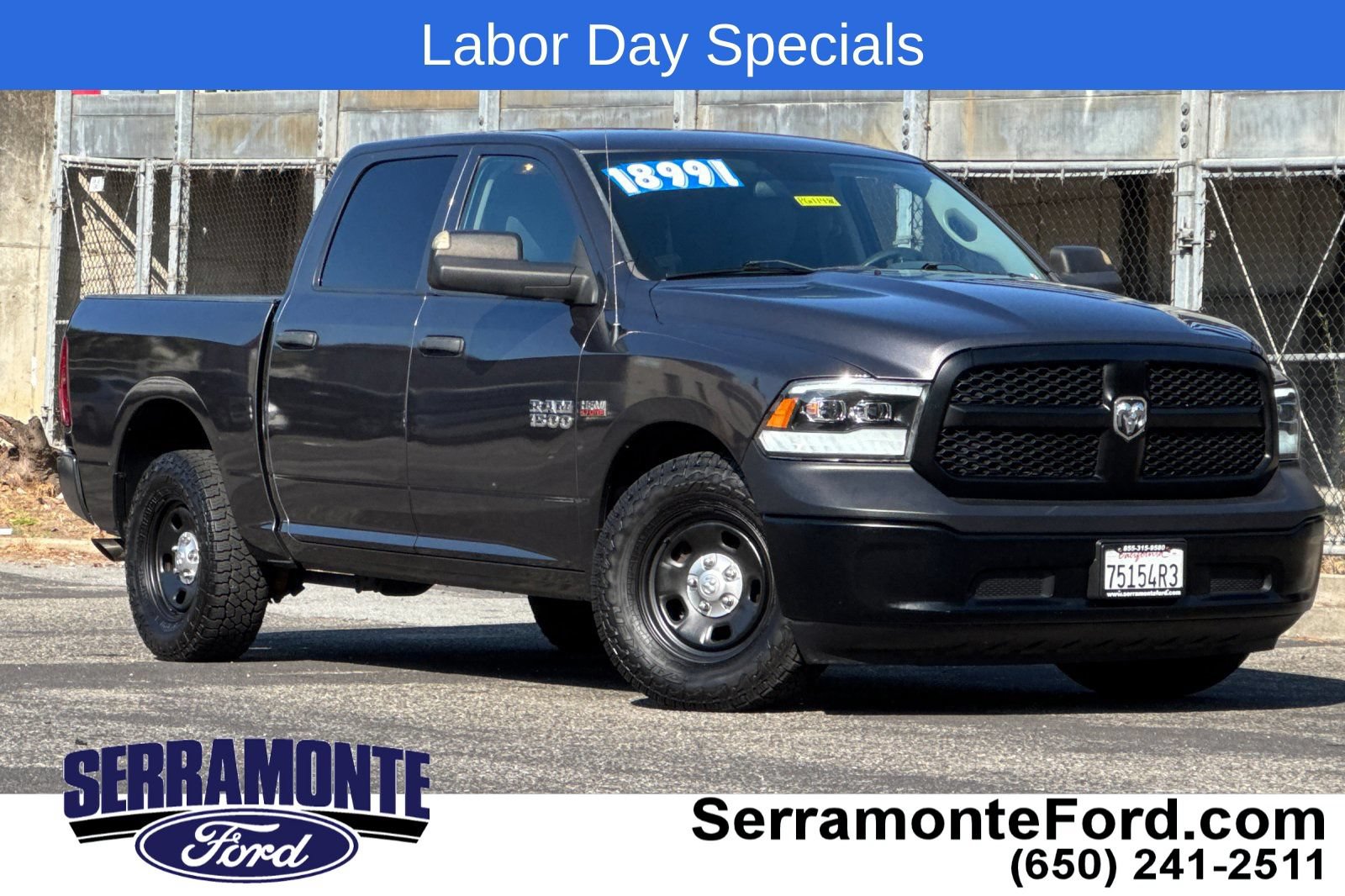 Used 2017 RAM 1500 Tradesman w/ Popular Equipment Group