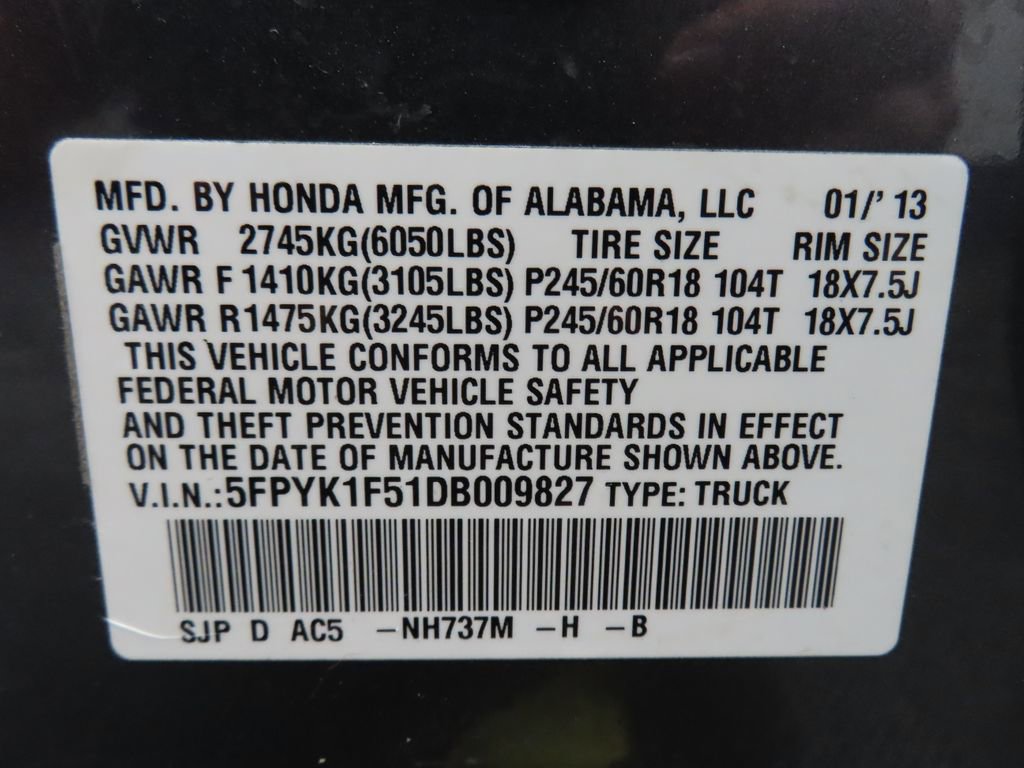 Used 2013 Honda Ridgeline RTL image 56