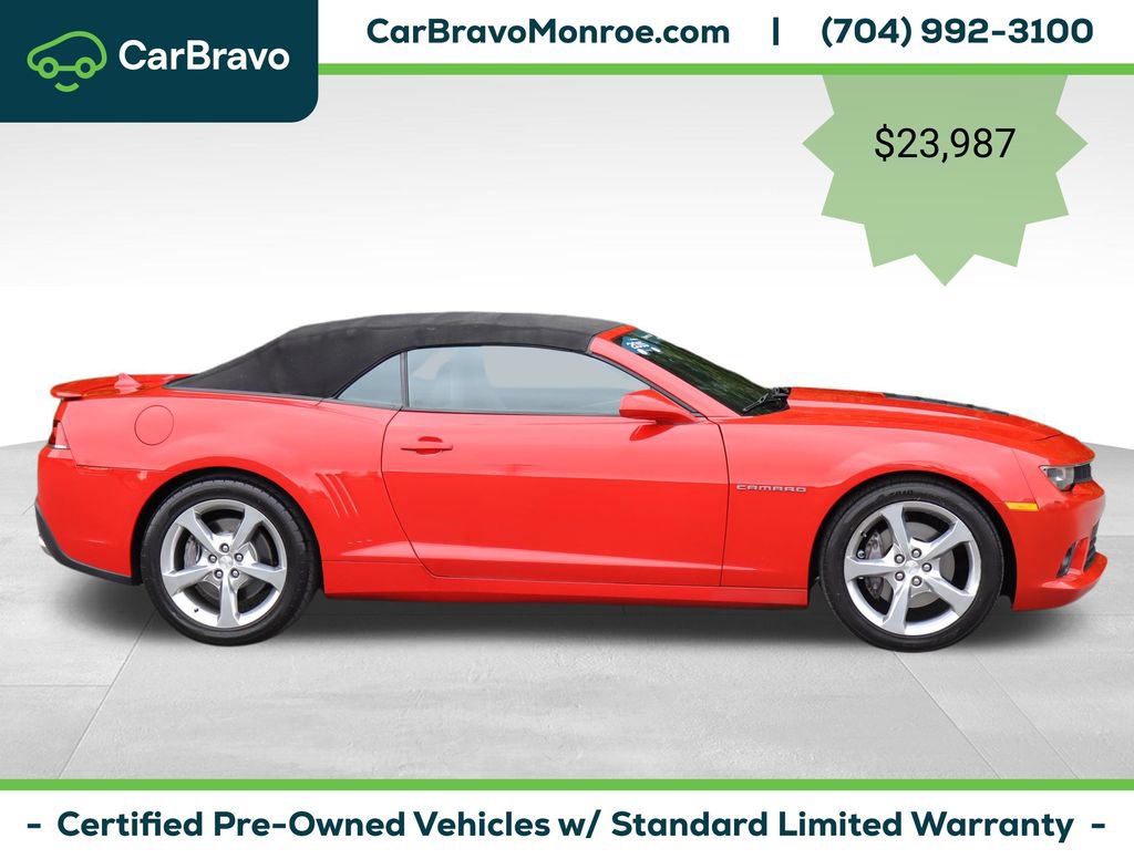 Certified 2015 Chevrolet Camaro SS w/ RS Package RWD image 8