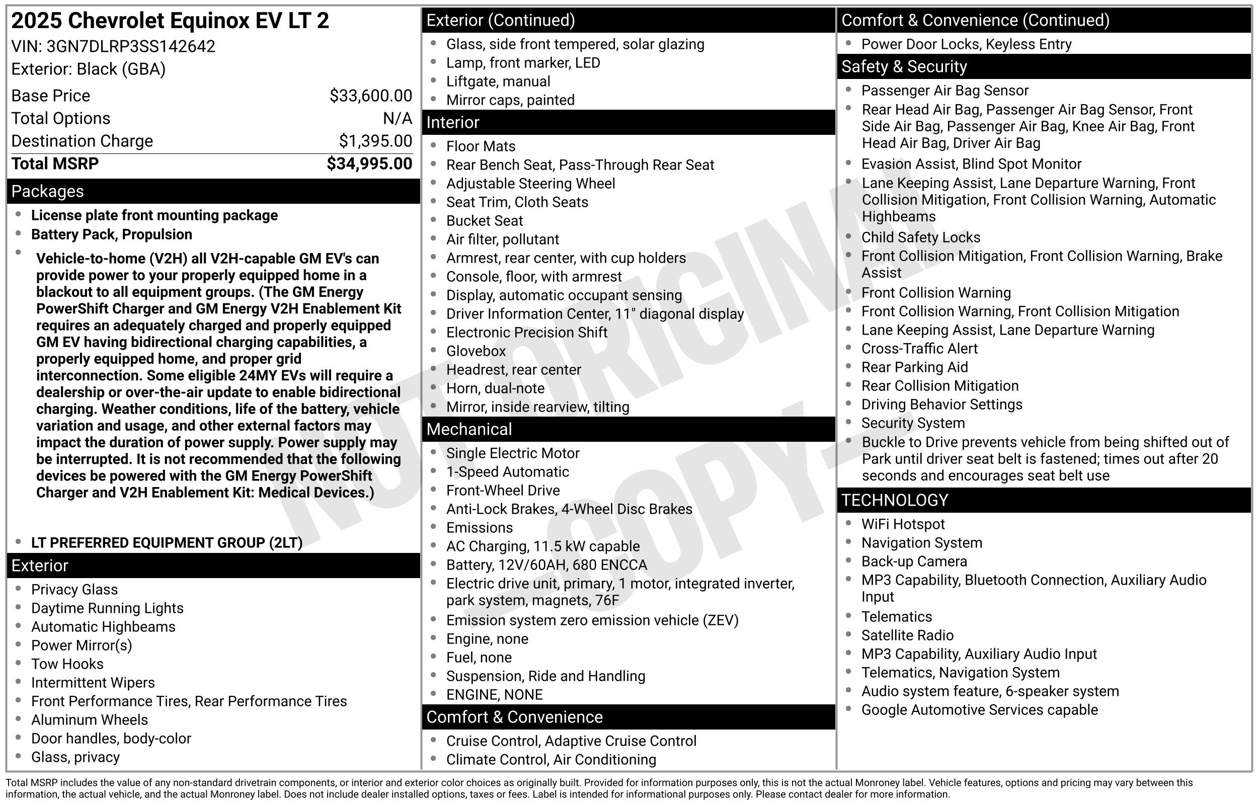 Used 2025 Chevrolet Equinox EV LT FWD image 2