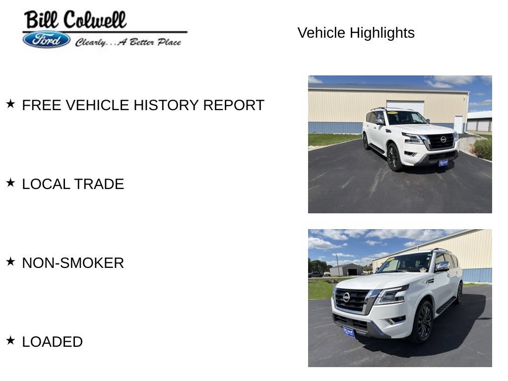 Used 2023 Nissan Armada Platinum w/ Captain's Chairs Package AWD/4WD image 11