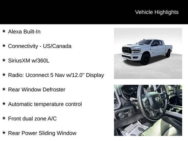 Used 2024 RAM 2500 Laramie w/ Night Edition AWD/4WD image 16