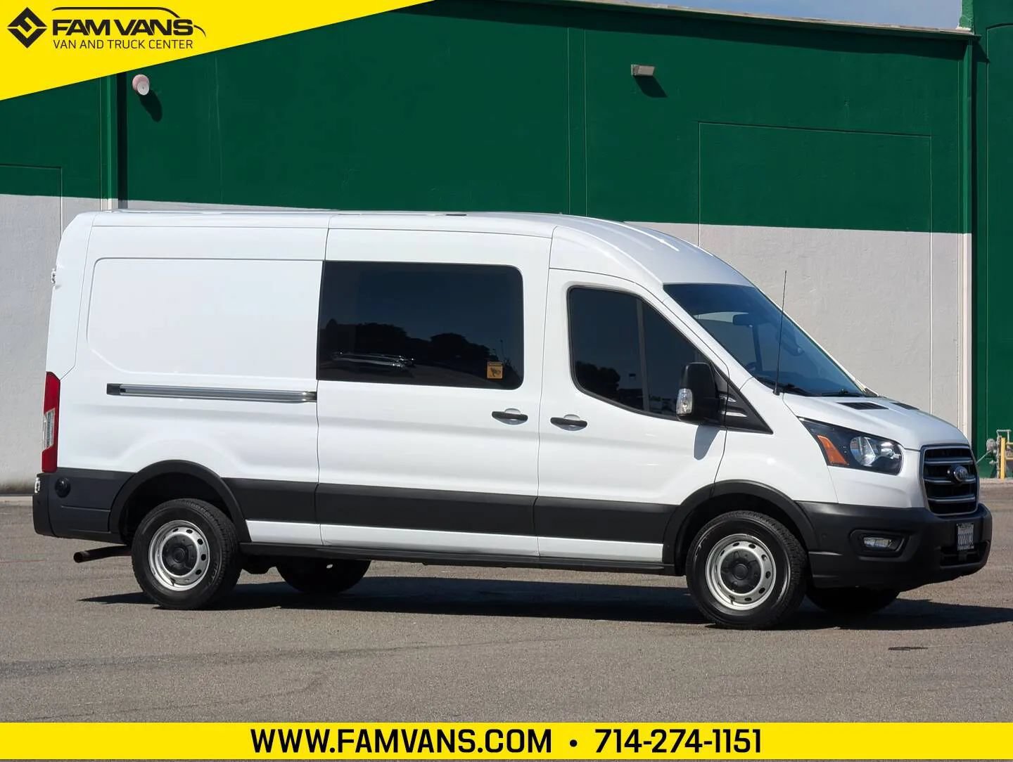 Used 2020 Ford Transit 250 Medium Roof w/ Interior Upgrade Package RWD image 1