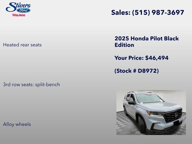 Used 2025 Honda Pilot Black Edition image 15
