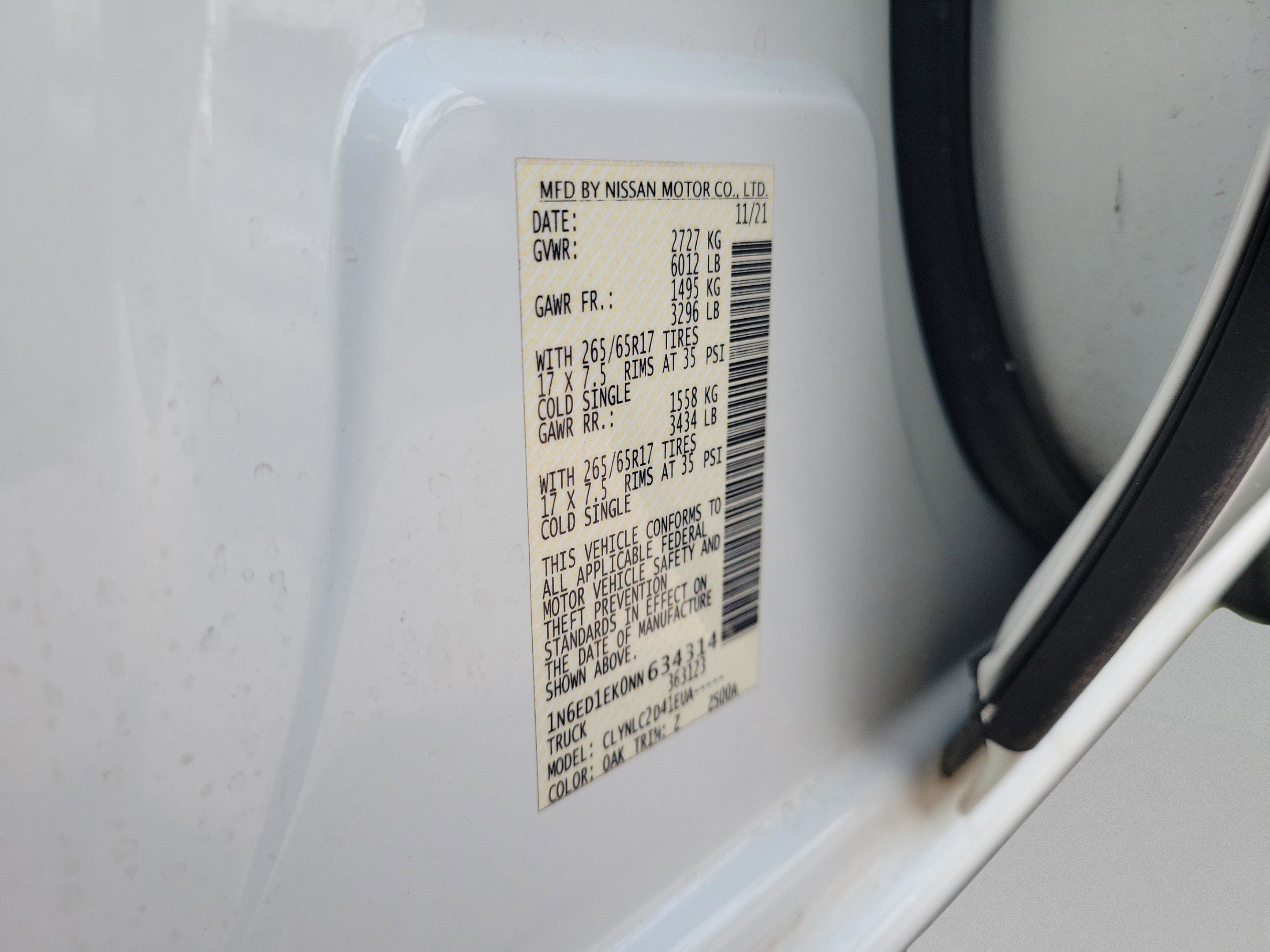 Certified 2022 Nissan Frontier SV image 35