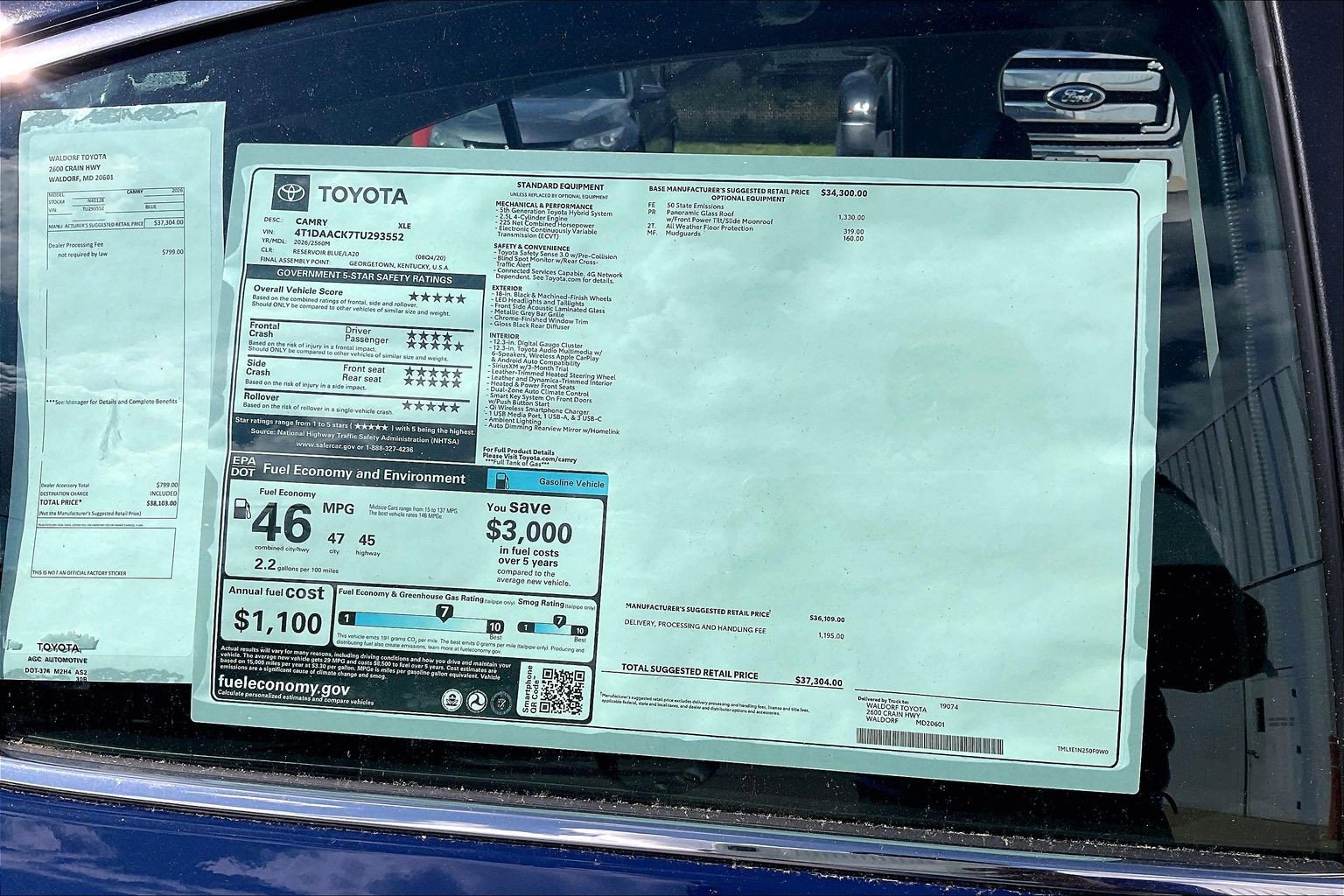 New 2026 Toyota Camry XLE FWD image 18