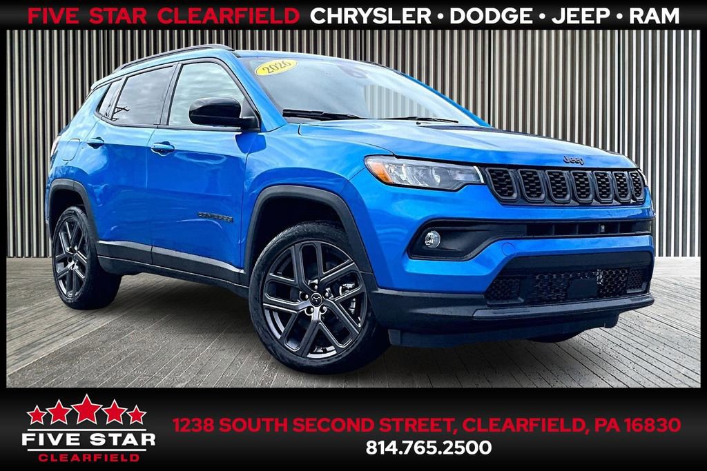 New 2026 Jeep Compass Latitude w/ Sun and Sound Group