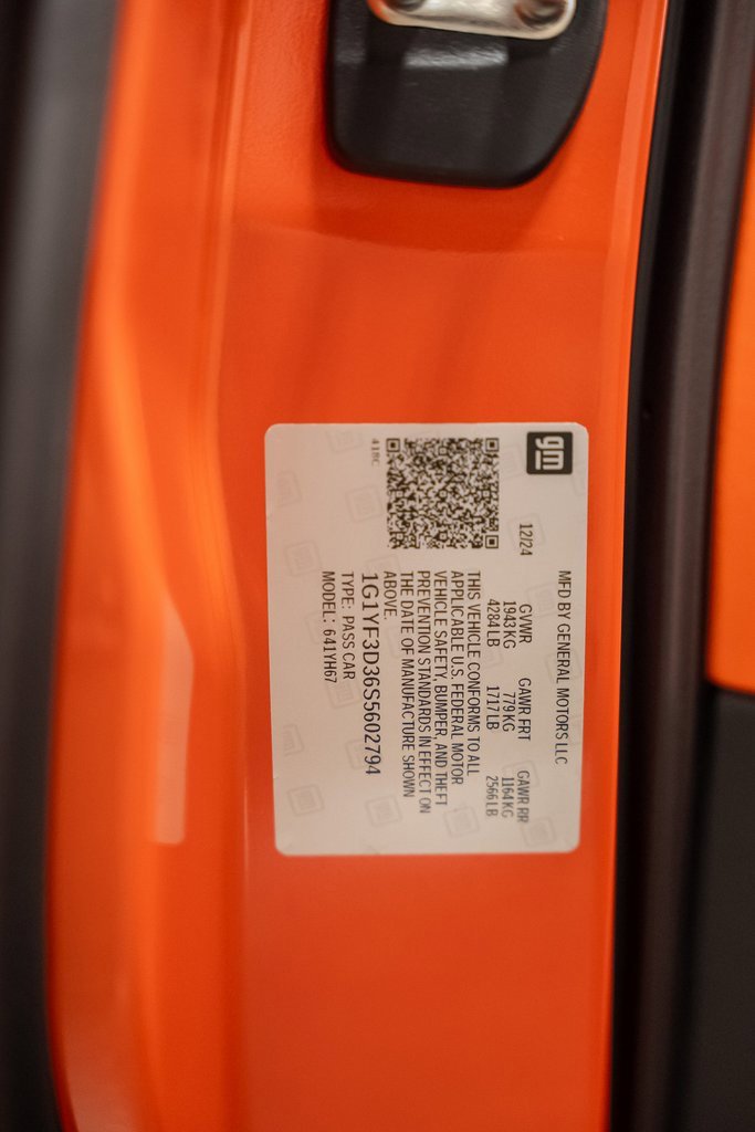 Used 2025 Chevrolet Corvette Z06 w/ Stealth Interior Trim Package image 61