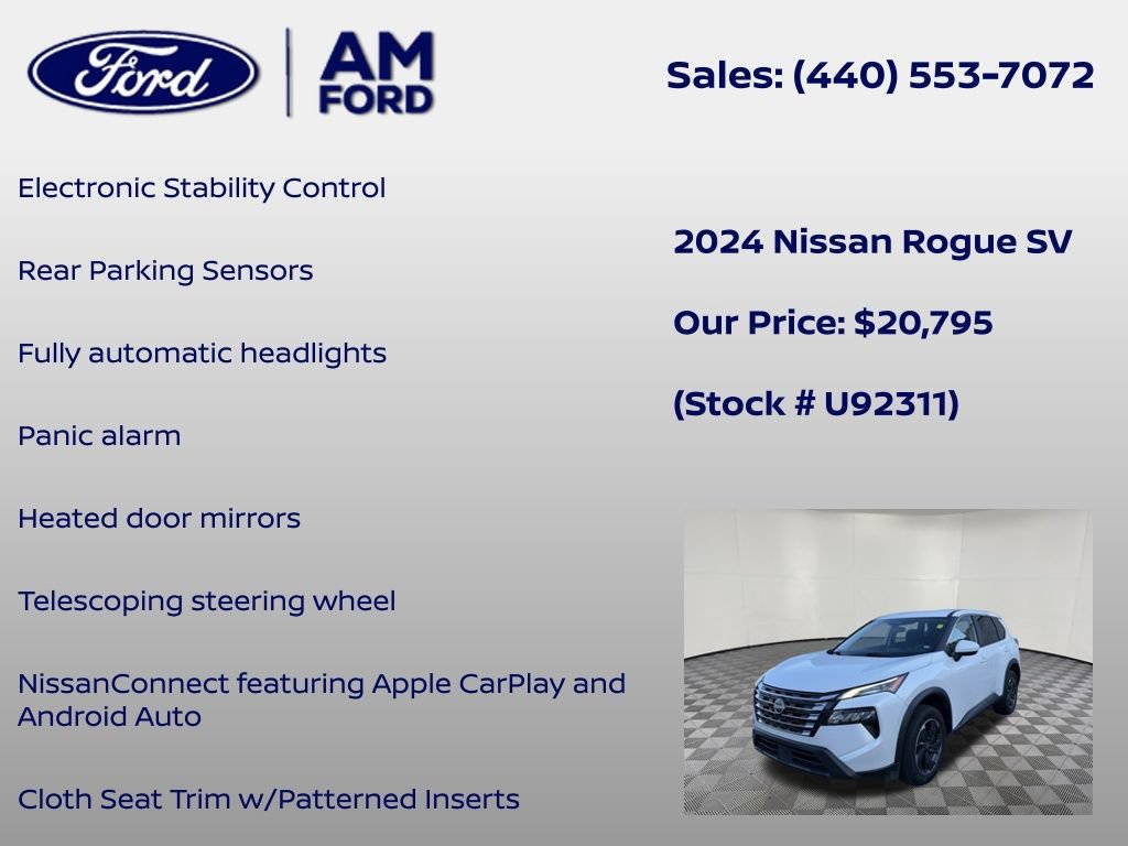 Used 2024 Nissan Rogue SV FWD image 12
