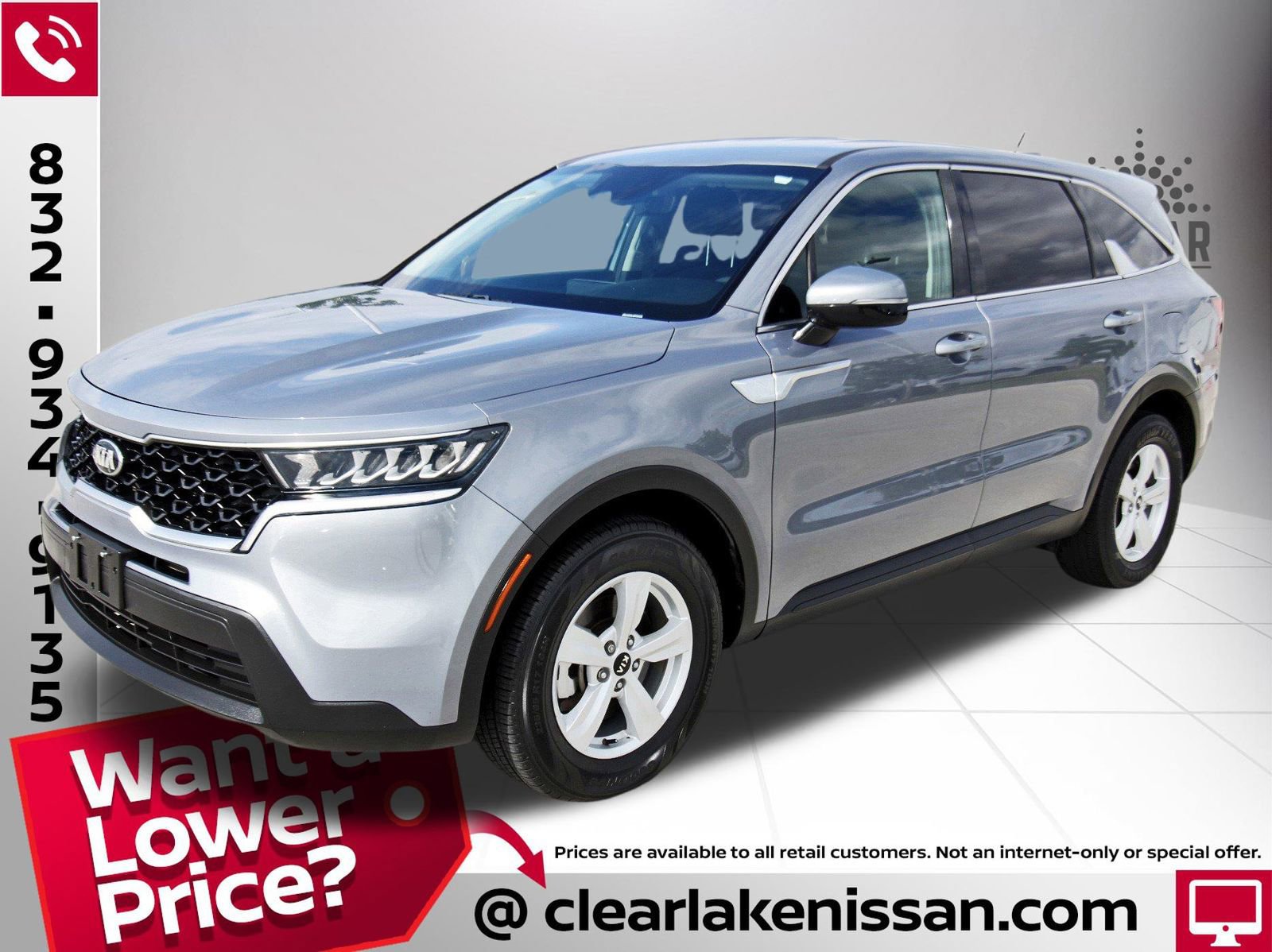 Used 2021 Kia Sorento LX image 3