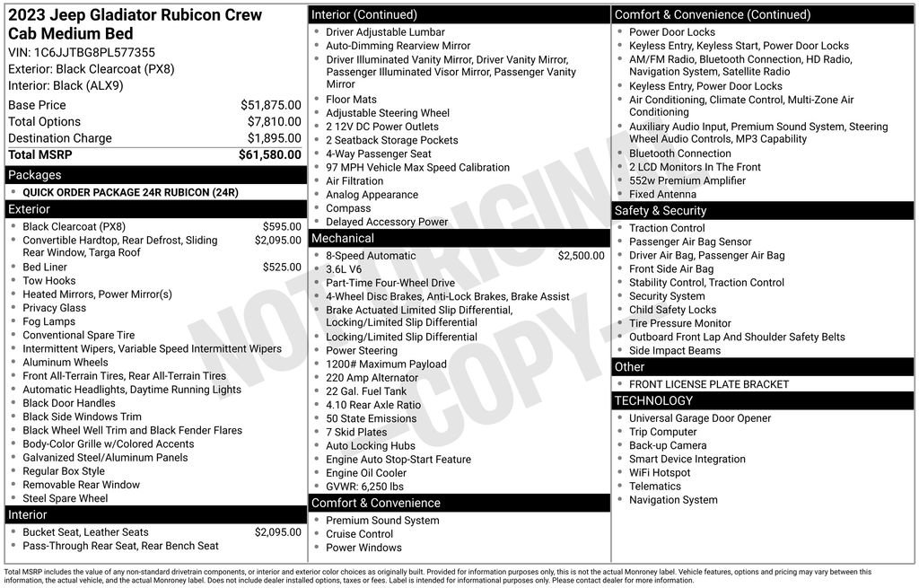 Used 2023 Jeep Gladiator Rubicon image 26