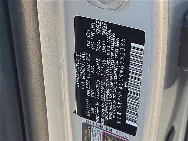 Used 2022 Kia Sorento S w/ Panoramic Sunroof Package FWD image 26