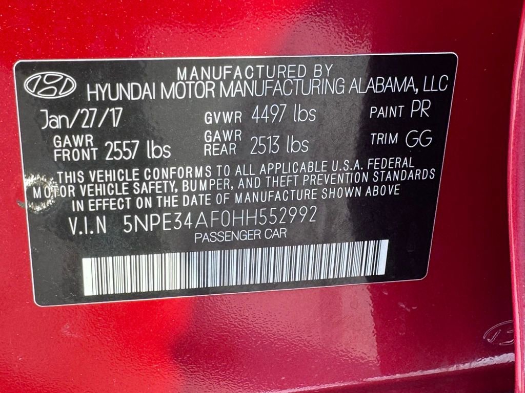 Used 2017 Hyundai Sonata Sport w/ Value Edition Package 02 FWD image 42