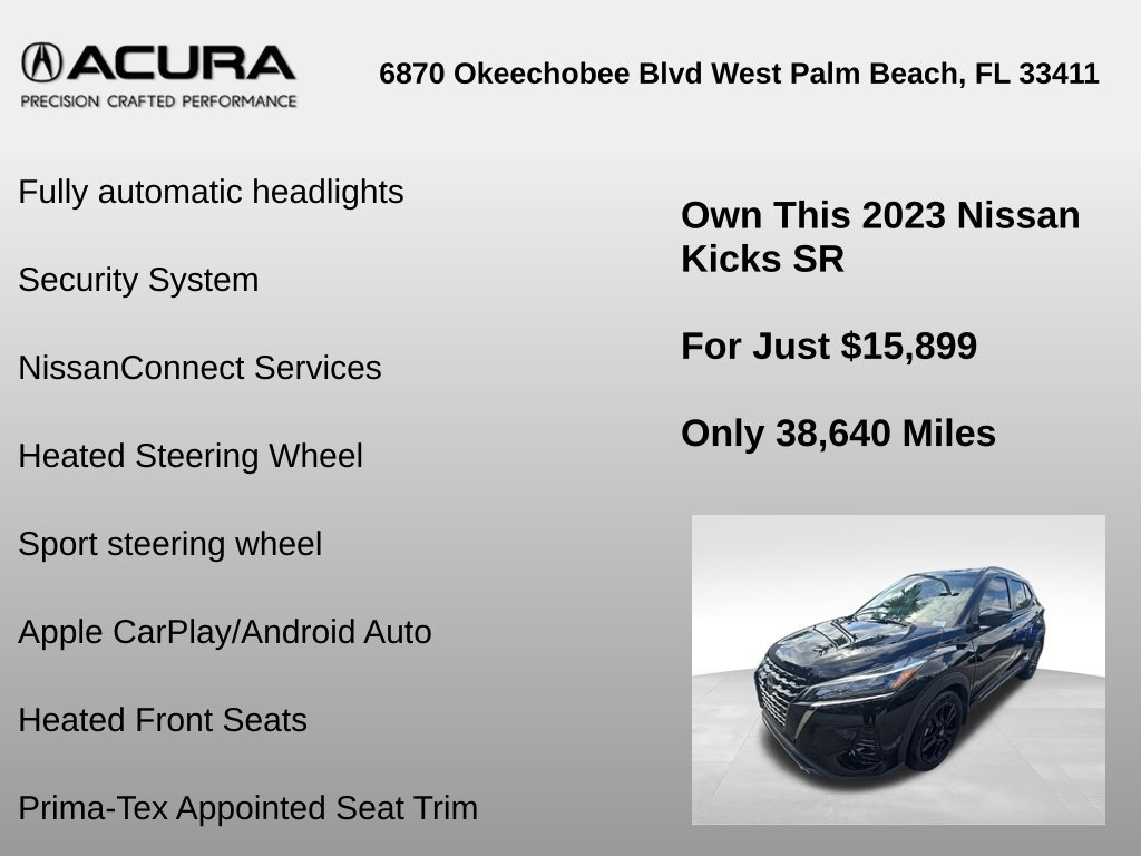 Used 2023 Nissan Kicks SR w/ SR Premium Package FWD image 24
