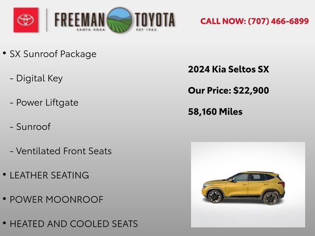 Used 2024 Kia Seltos SX w/ SX Sunroof Package image 5