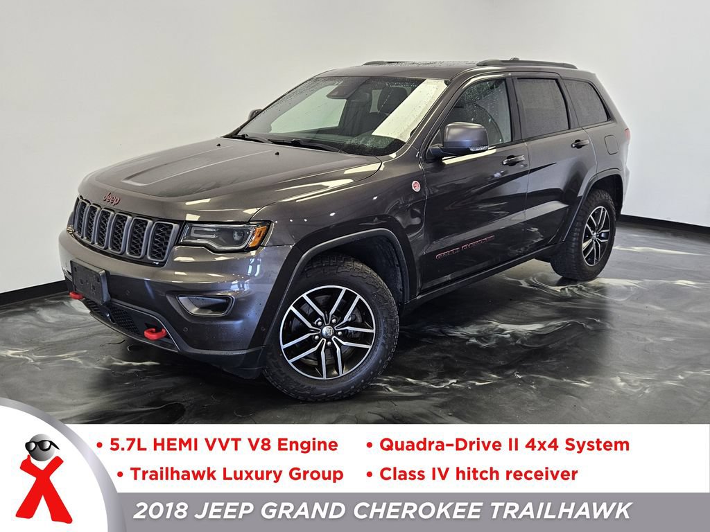 Used 2018 Jeep Grand Cherokee Trailhawk w/ Trailhawk Luxury Group AWD/4WD image 1