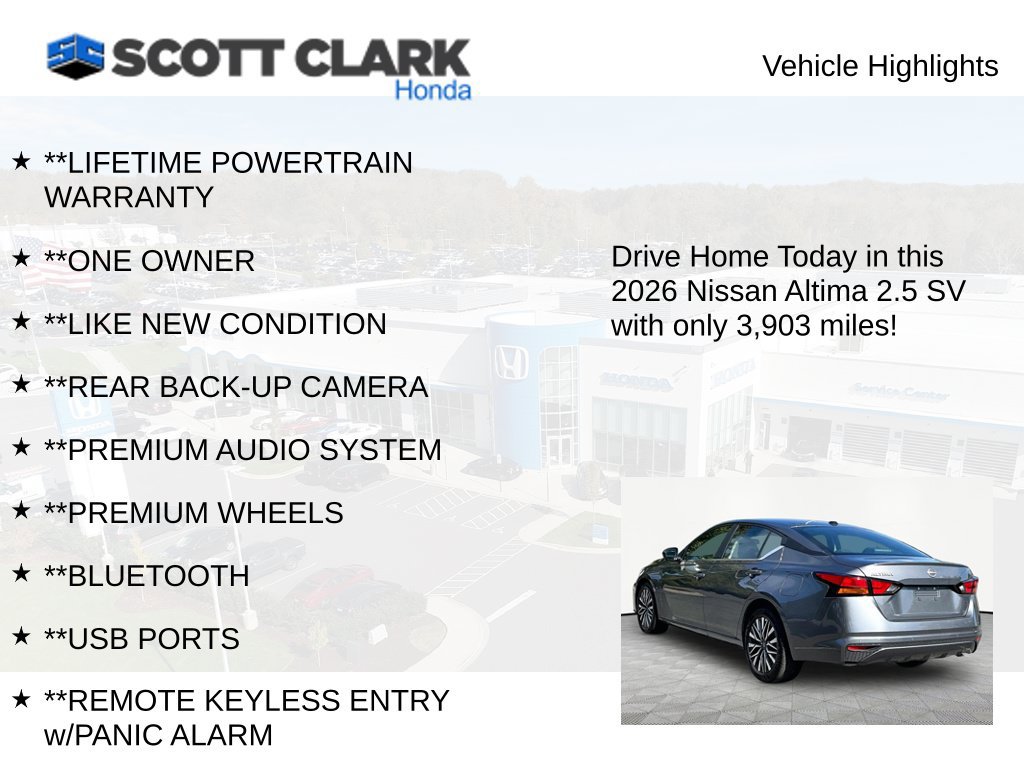 Used 2026 Nissan Altima 2.5 SV FWD image 11