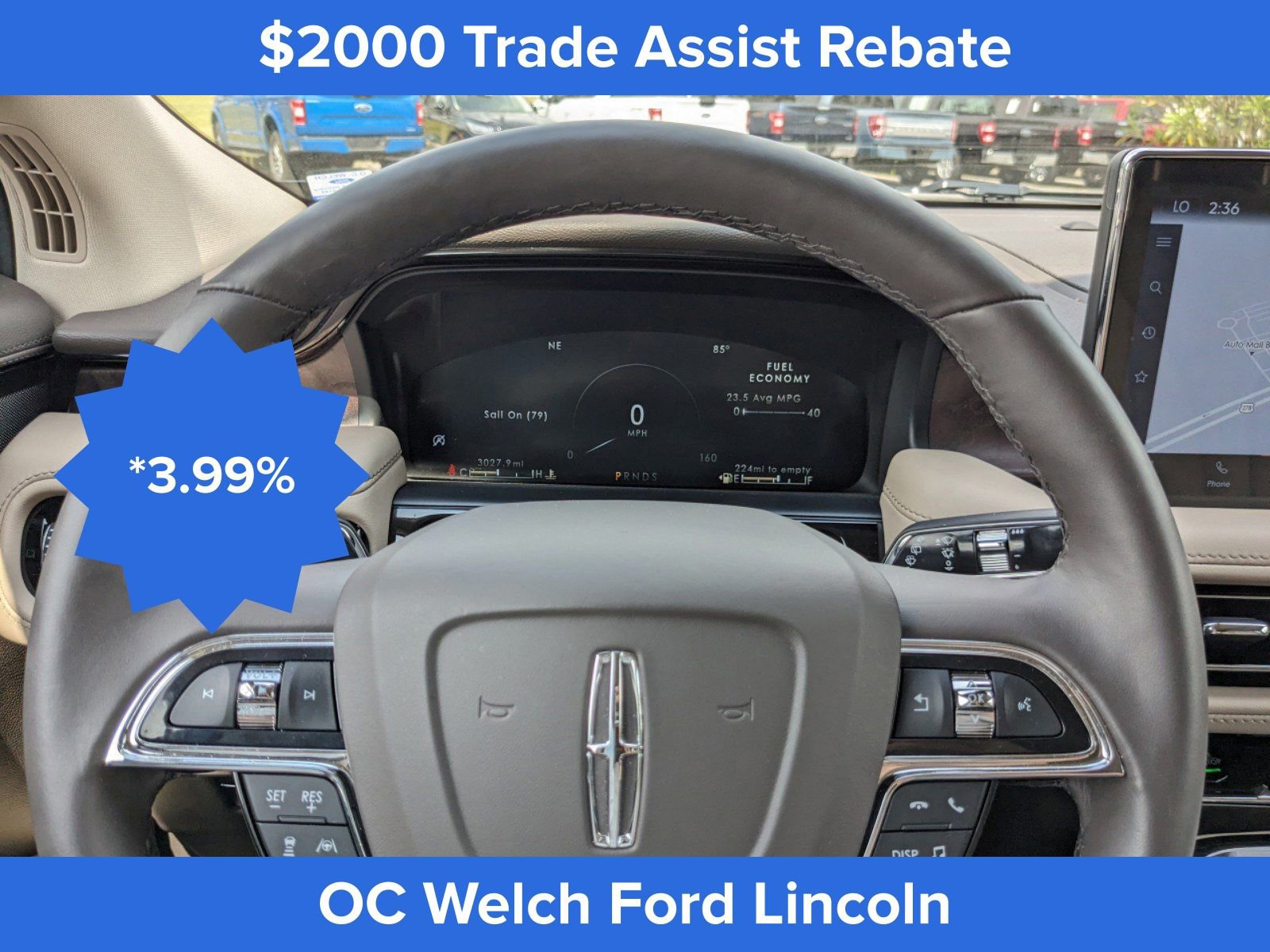 Certified 2023 Lincoln Nautilus Reserve w/ Equipment Group 201A image 29