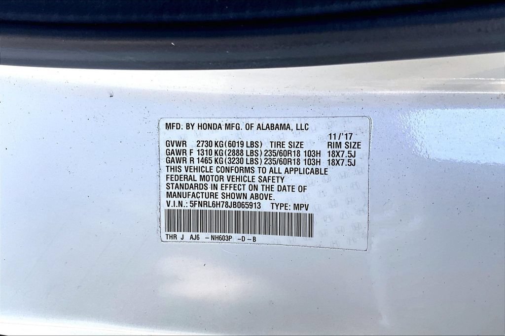 Used 2018 Honda Odyssey EX-L image 13