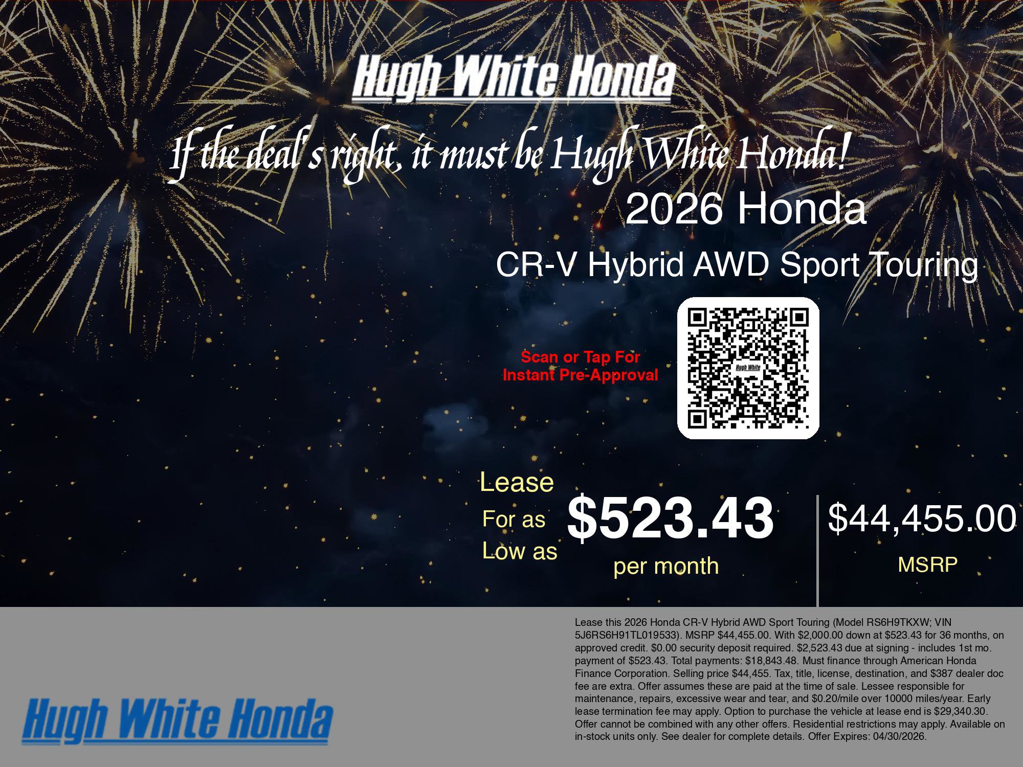 New 2026 Honda CR-V Sport Touring image 3