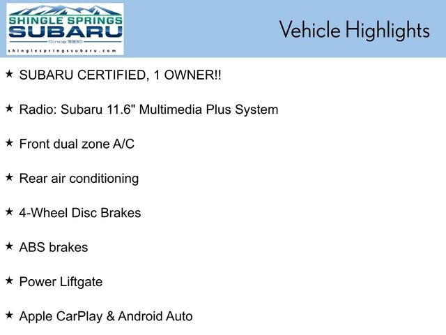 Certified 2025 Subaru Ascent Premium image 52