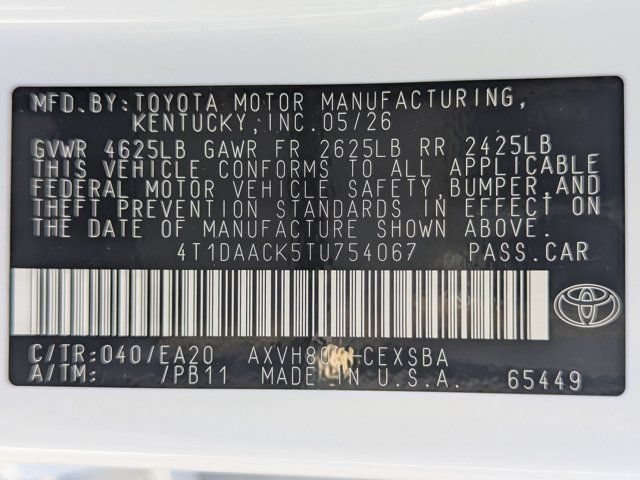 Used 2026 Toyota Camry SE FWD image 27